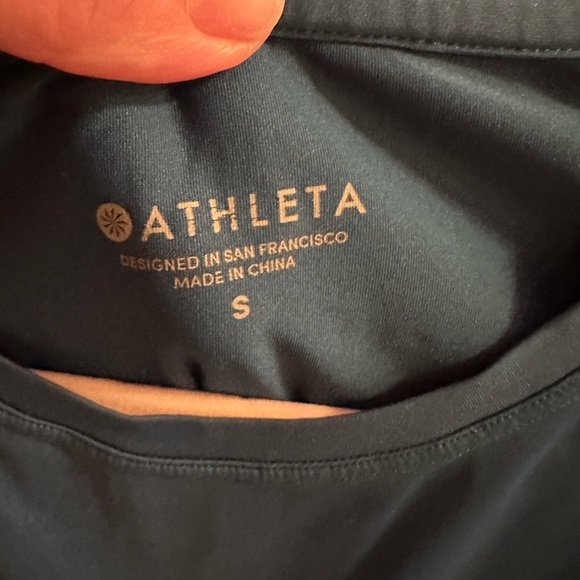 Athleta teal small shirt - Picture 2 of 5